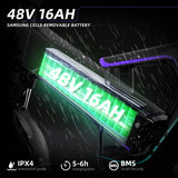 EUY Electric Bike for Adults,Unibody Magnesium Alloy 1000W Motor 48V