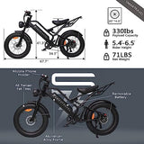 SMARTRAVEL DK400 Electric Bike Ebike with 1200W Motor