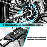 Axiniu Electric City Bike for Adults | 26'' Electric Commuter E-Bike