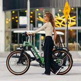 Heybike Cityrun Electric Bike, 500W City Cruiser Ebike, 48V 15Ah Removable Battery