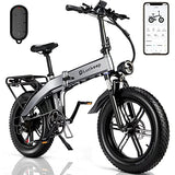 Folding Electric Bike for Adults, 750W BAFANG Motor,30MPH 60Miles Range