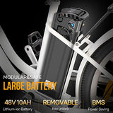 GELEISEN Electric Bikes for Adults, 500W Electric City Cruiser 28Mph