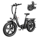 Heybike Ranger Electric Bike for Adults 500W Foldable Ebike with 48V 15Ah Removable Battery
