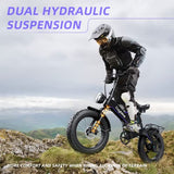 EUY Electric Bike for Adults,Unibody Magnesium Alloy 1000W Motor 48V