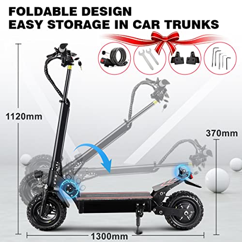 Electric Scooter for Adults 2500W Motor 48V16AH High-Capacity Battery