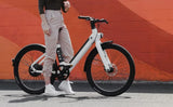 Bird Electric Bike white for adults 500W Motor, 26" Woman Bird EBike Up to 50 MI - 36V Removable Battery