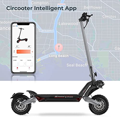 Circooter Raptor Pro Electric Scooter Adult with Smart APP, 1600W Motor