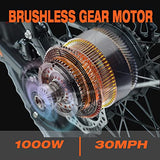 SENADA Electric Bike for Adults 48V 17.5Ah Fat Tire Electric Bikes