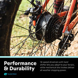 Schwinn Healy Ridge Youth Electric Mountain Bike, 18-Speed Drivetrain