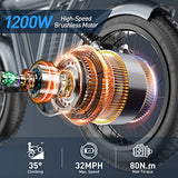 SMARTRAVEL Electric Bike 32MPH E Bikes for Adults Electric with 1200W 48V/20Ah Removable Battery