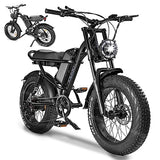 Aizepa Electric Bike for Adults,1000W Electric Motorcycle Dirt Bike,20" x4.0 Fat Tire