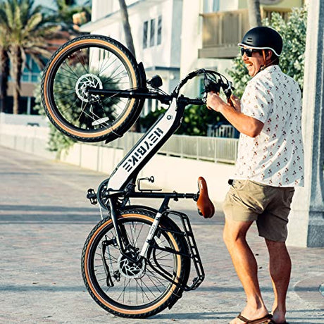 Heybike Cityrun Electric Bike, 500W City Cruiser Ebike, 48V 15Ah Removable Battery