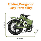 Jasion EB7 2.0 Electric Bike for Adults 2PCS, 500W Motor 20MPH Max Speed