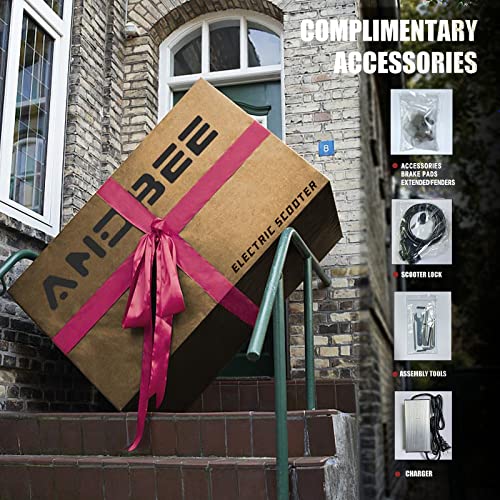 ANDBEE Electric Scooter for Adults Up to 35 MPH & 20-30 Miles