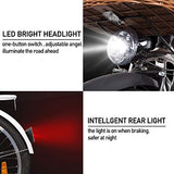 NAKTO Electric Bike Electric City Bike 350W Ebike 26'' Electric Bicycle