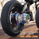 Wooken Electric Bike, 20'' Fat Tire Electric Bike for Adults