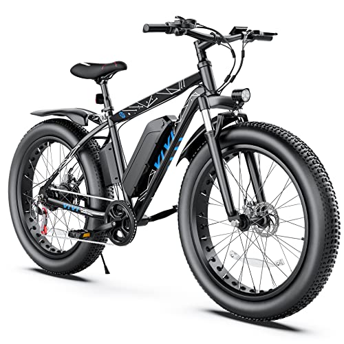 Vivi Electric Bike 26" x 4.0 Fat Tire Electric Bicycle