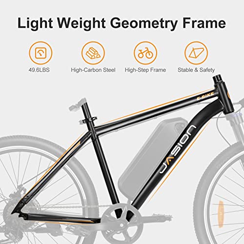 Jasion EB5 Electric Bike for Adults with 360Wh Removable Battery