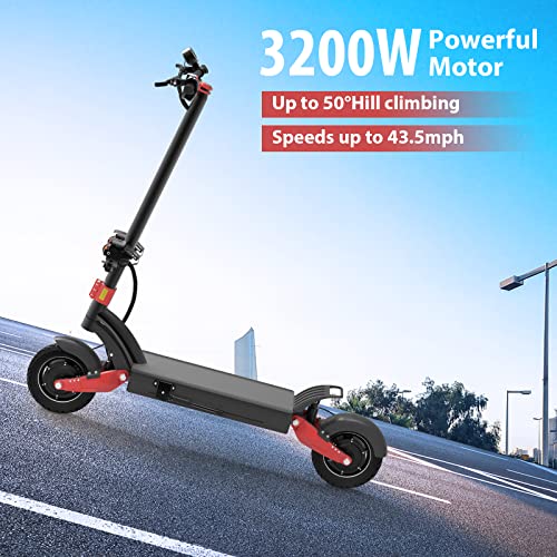 [US Warehouse] Electric Scooter for Adults, Max Speed 43.5Mph