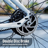 Bird Electric Bike white for adults 500W Motor, 26" Woman Bird EBike Up to 50 MI - 36V Removable Battery