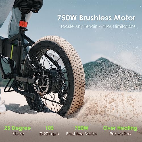 Oraimo 750W-1000W Electric Bike for Adults, 557Wh UL-Listed Hidden Battery Up to 45 Miles