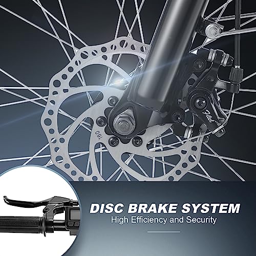 ANCHEER Electric Bike for Adults, EBike with 48V 500Wh Removable Battery