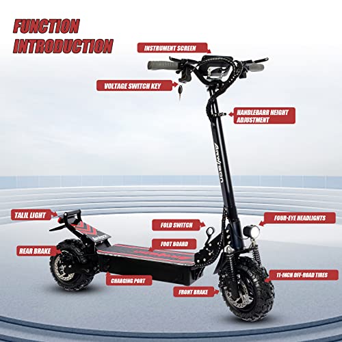 ANDBEE Electric Scooter for Adults Up to 35 MPH & 20-30 Miles