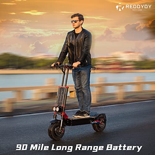 REDDYDY Electric Scooter, Max Speed 60MPH,Total Power 8000W