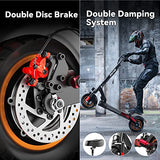 Electric Scooter for Adults, Electric Scooter with Seat, 10" Pneumatic Tires