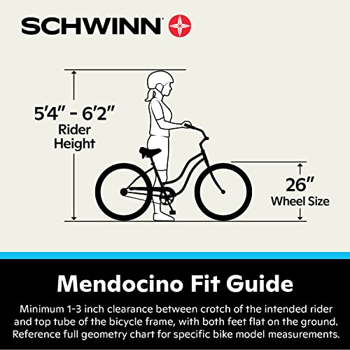 Schwinn Mendocino Adult Hybrid Electric Cruiser Bike
