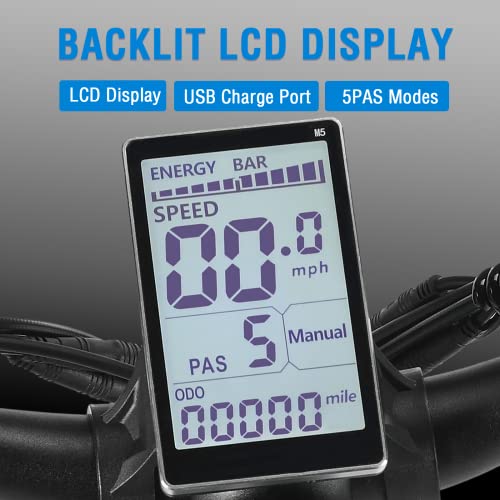 SENADA Electric Bike for Adults 48V 17.5Ah Fat Tire Electric Bikes