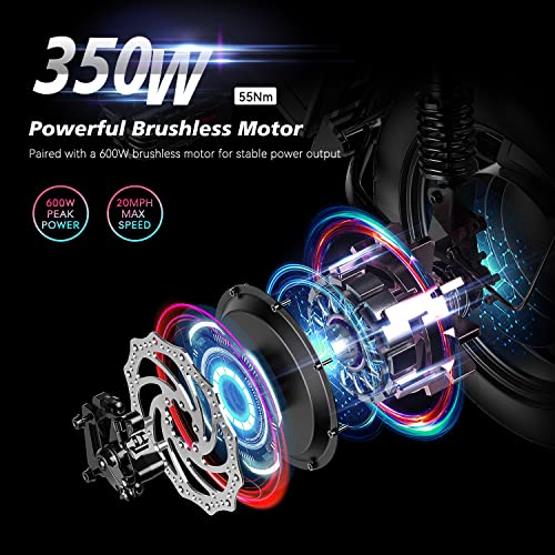 Electric Bike, Foldable Electric Bicycles for Women, Teens, Men,