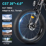 FREESKY Electric Bike for Adults 1000W BAFANG Motor 48V 20Ah Samsung Cells Battery 26" Fat Tire