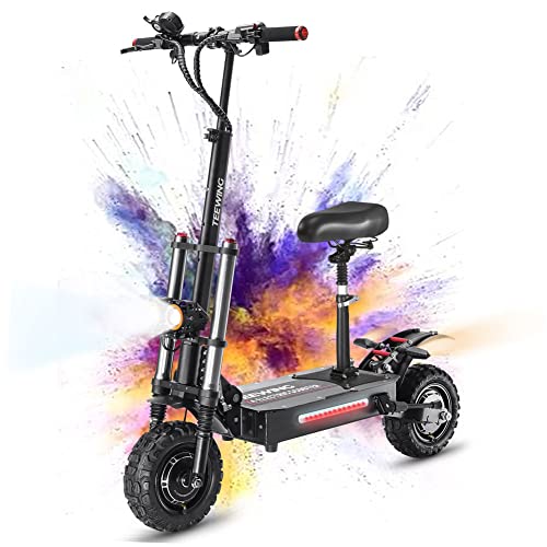 TEEWING X4 Electric Scooter, Scooter for Adults with 5600W Dual Motor