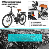 Axiniu Electric City Bike for Adults | 26'' Electric Commuter E-Bike