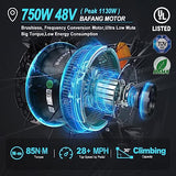 Electric Bike, FREESKY 750W Electric Bike for Adults BAFANG Motor 48V 15Ah