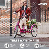 Viribus Electric Trike Bike for Adults, Electric Tricycle Bike