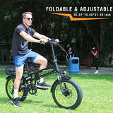SENADA Folding Electric Bike for Adults, 28MPH 62Miles Range