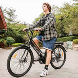 Axiniu Electric City Bike for Adults | 26'' Electric Commuter E-Bike