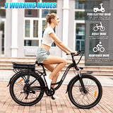 ANCHEER Electric Bike for Adults, EBike with 48V 500Wh Removable Battery