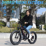 FREESKY Electric Bike 1000W BAFANG Motor Dual Battery 26”Fat Tire Electric Bike