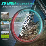 Vivi Electric Bike 500W, 26" Ebike for Adults