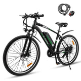FEOFFY Electric Bike for Adults 350W Electric Bikes 26" Electric Mountain Bike Shimano 21 Speed