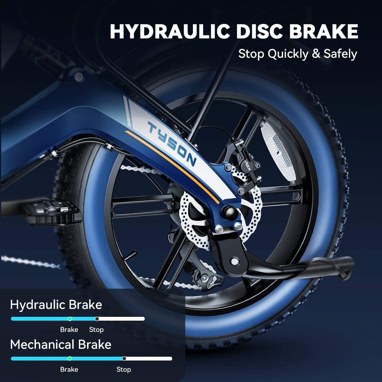 Heybike Tyson Folding Electric Bike for Adults 750W 28MPH 20'' Fat Tire Ebike