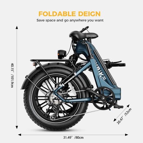 Heybike Ranger S Electric Bike for Adults, Foldable 750W Ebike