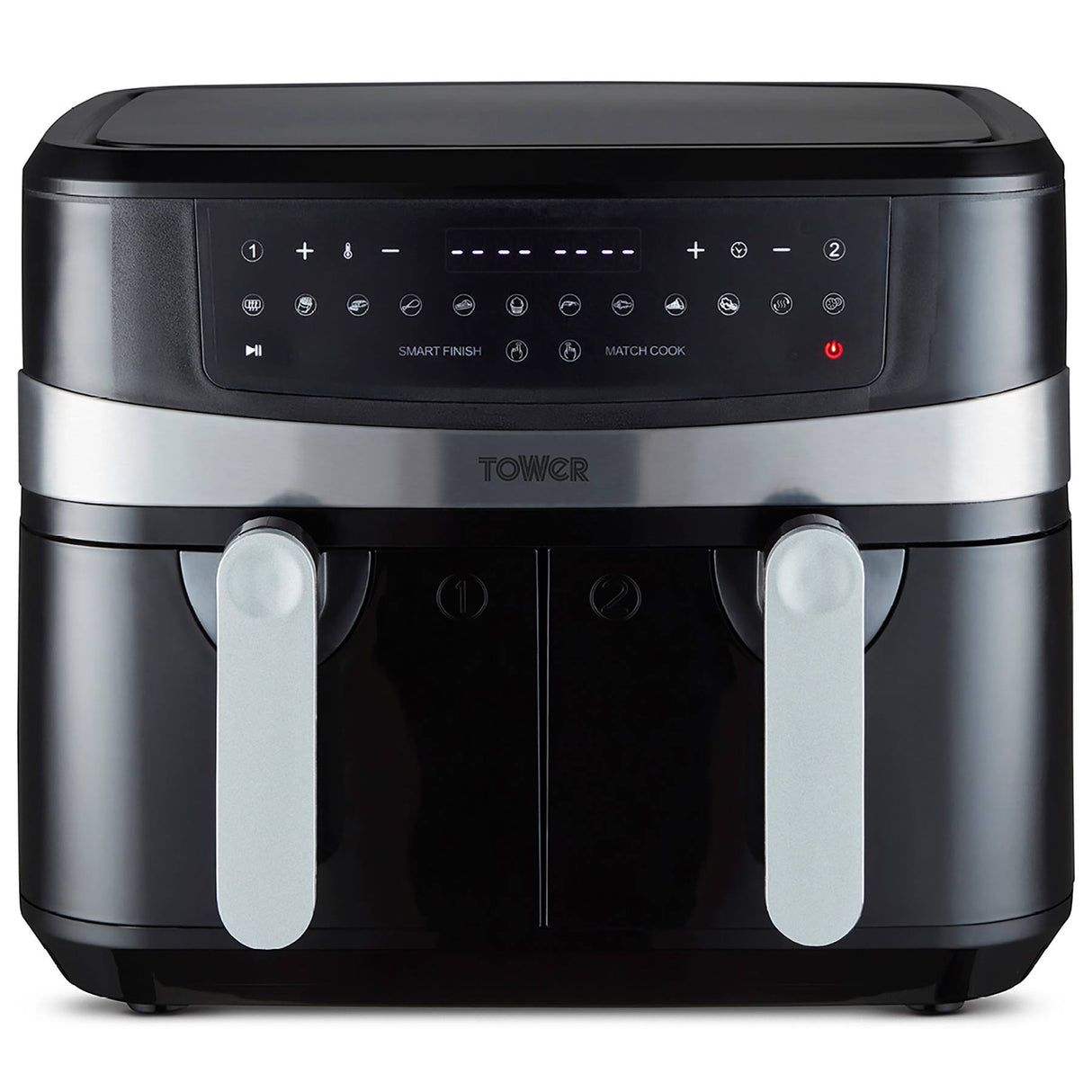 Tower T17088 Vortx 9L Dual Basket Air Fryer . Tower. Black. Fryers