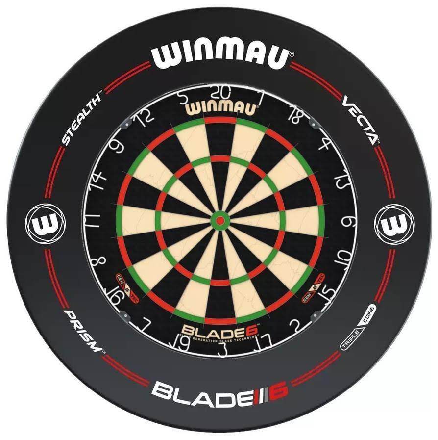 Winmau Blade 6-Professional Dartboard Surround And Dart Set